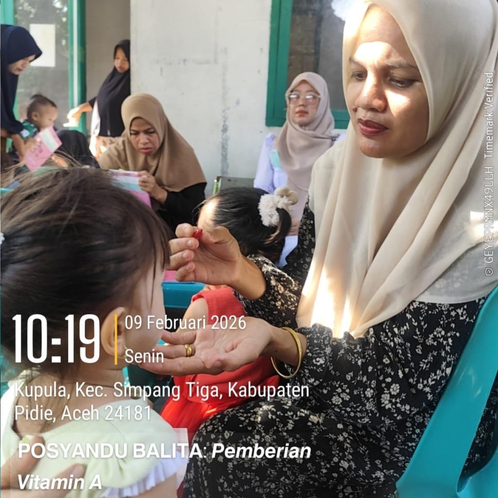 Kegiatan Posyandu Balita Sinar Desa Gampong Kupula